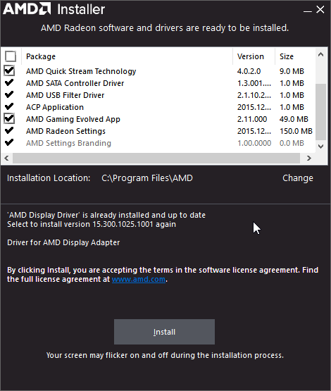 how to manage 3d settings amd