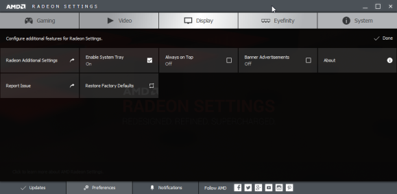 amd radeon additional settings download