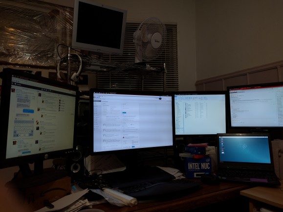 Lots of monitors