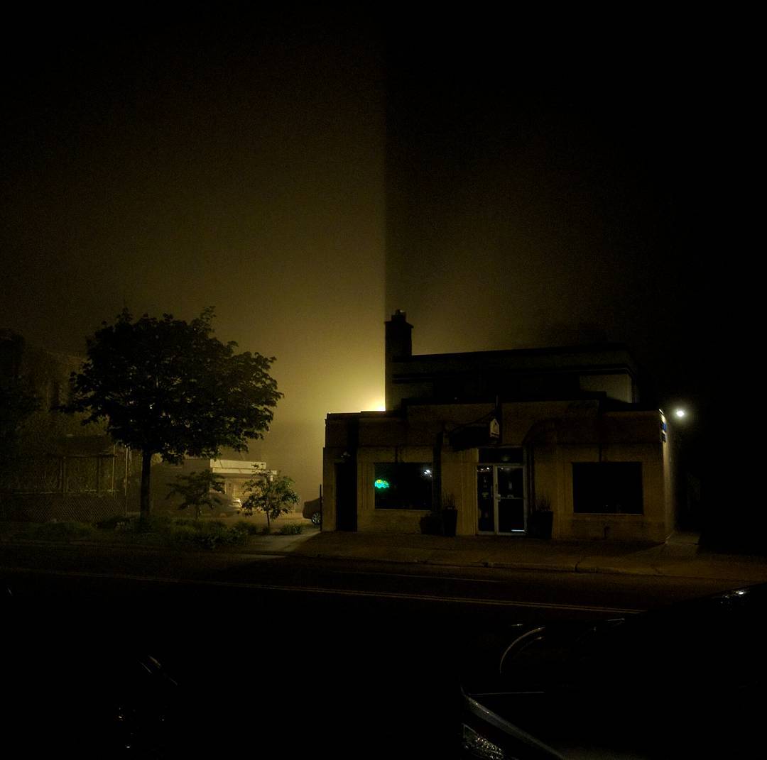 It was a foggy night...