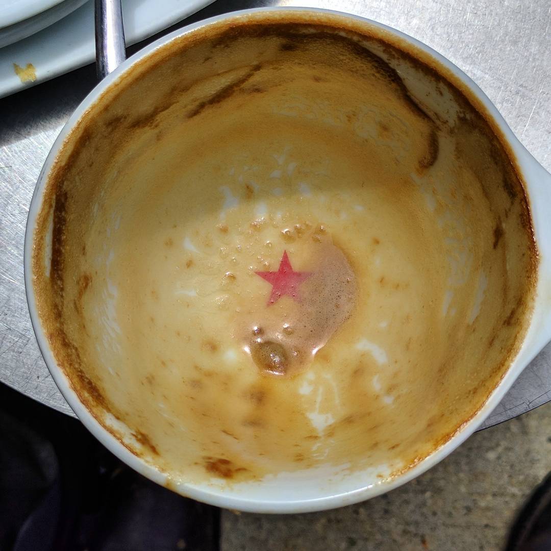 The red star hidden in the bottom
